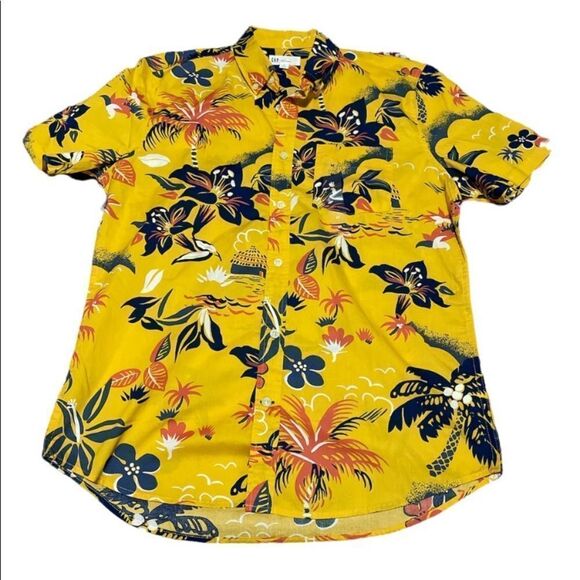 NWT GAP Floral Shirt - Picture 1 of 3